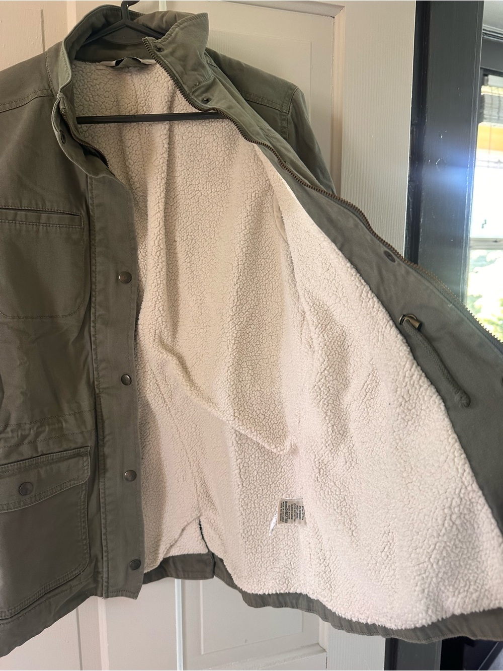 LL Bean Sherpa Lined Jacket - Picture 2 of 6